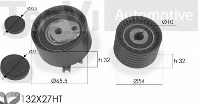 TREVI AUTOMOTIVE kd1184 -  Комплект ремня ГРМ